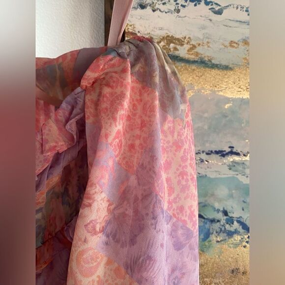 For love and lemons light multicolored dress with rods on the top part size XS - Picture 10 of 16